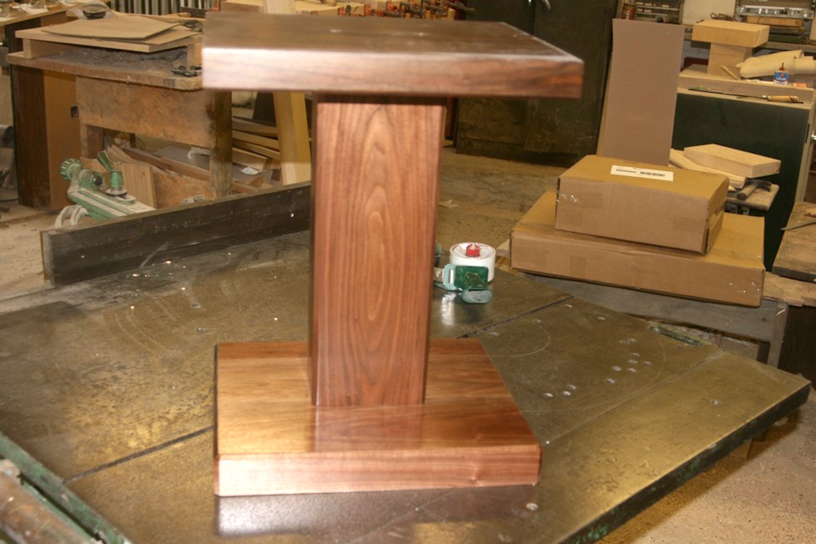 Walnut Speaker Stand 